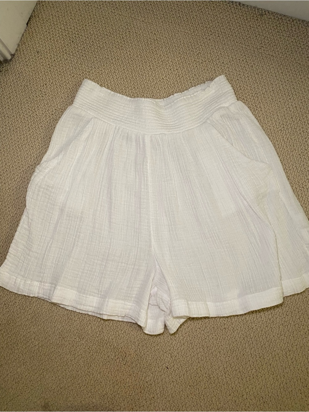 Lilly Pulitzer White Linen Shorts